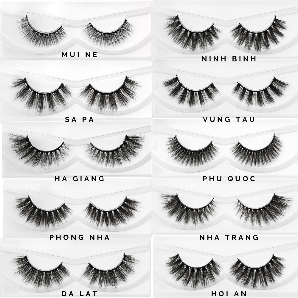 Wholesale 3D Mink Faux Silk Eyelashes Strip