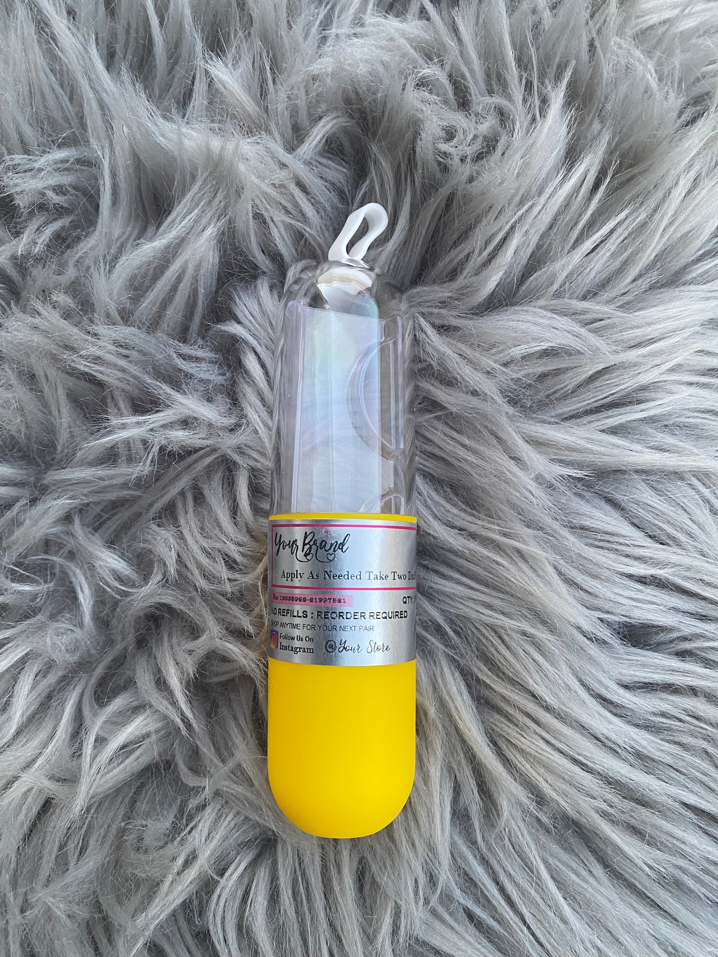 Capsule Bottle Empty Pill Bottle False Eyelash Storage Case Box Packaging