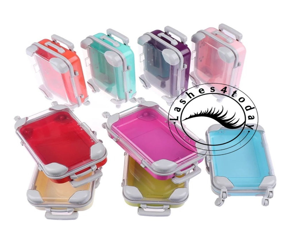 False Eyelashes suitcase Packaging Box Lash Boxes Custom Your Logo