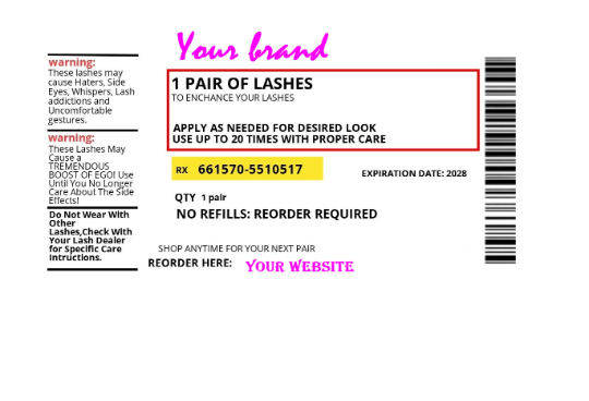 Wholesale Pill Bottle Eyelash Packaging Empty Lash Boxes
