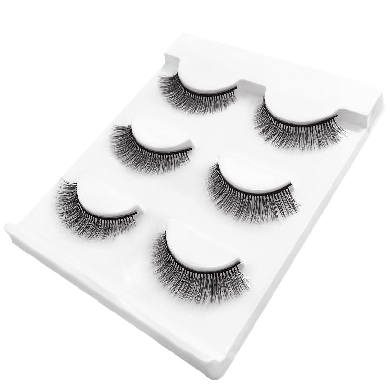 3 Pairs 3D Faux Cils Mink Strip Eyelashes.