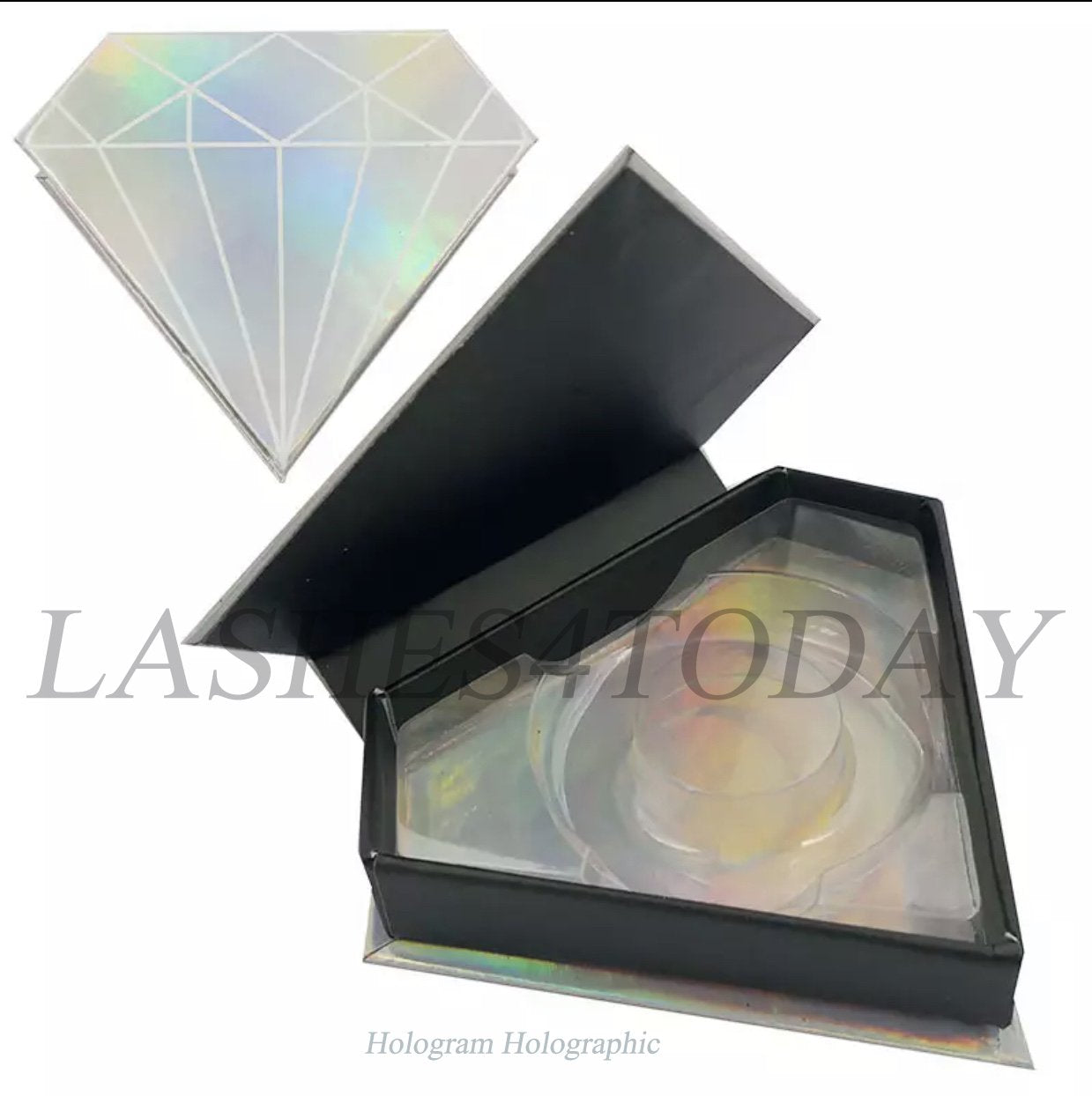 Diamond Custom Eyelash Packaging Box wholesale | Diamond Lash Case