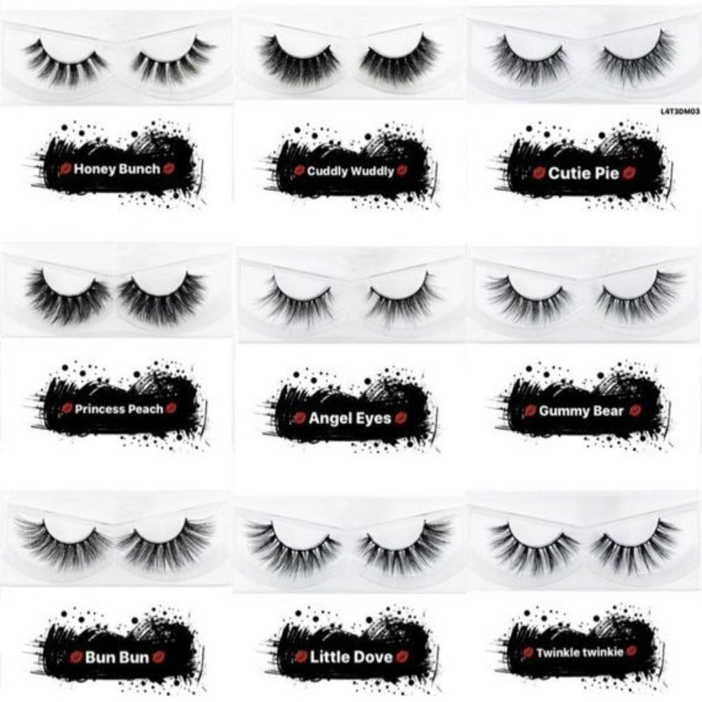 Wholesale 3D Mink Eyelashes Strip