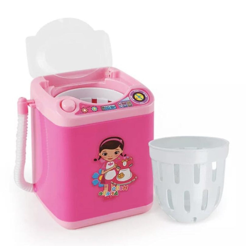 Mini Makeup Brush Cleaner Device Plastic Electric Automatic Washing Machine  Fake Eyelashes Sponge Cleaning Toy for Girls Ladies - AliExpress