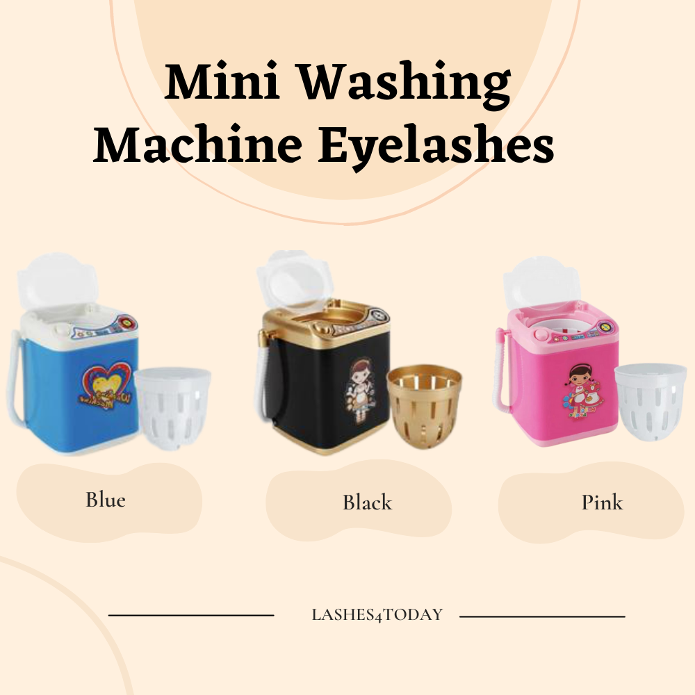 Wholesale mini washing machine eyelashes 