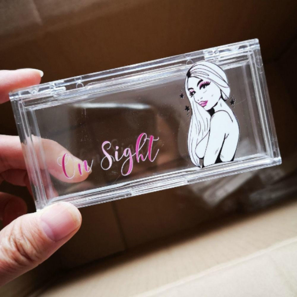 Acrylic Eyelash Packaging Private Logo