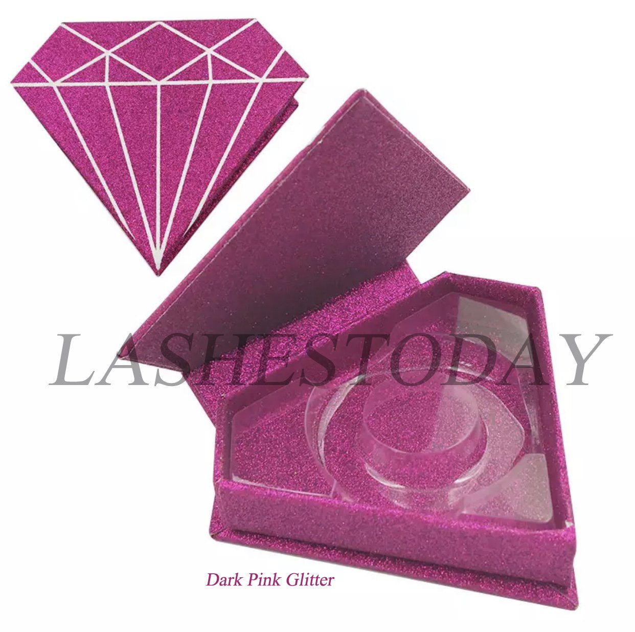 Diamond Custom Eyelash Packaging Box wholesale | Diamond Lash Case