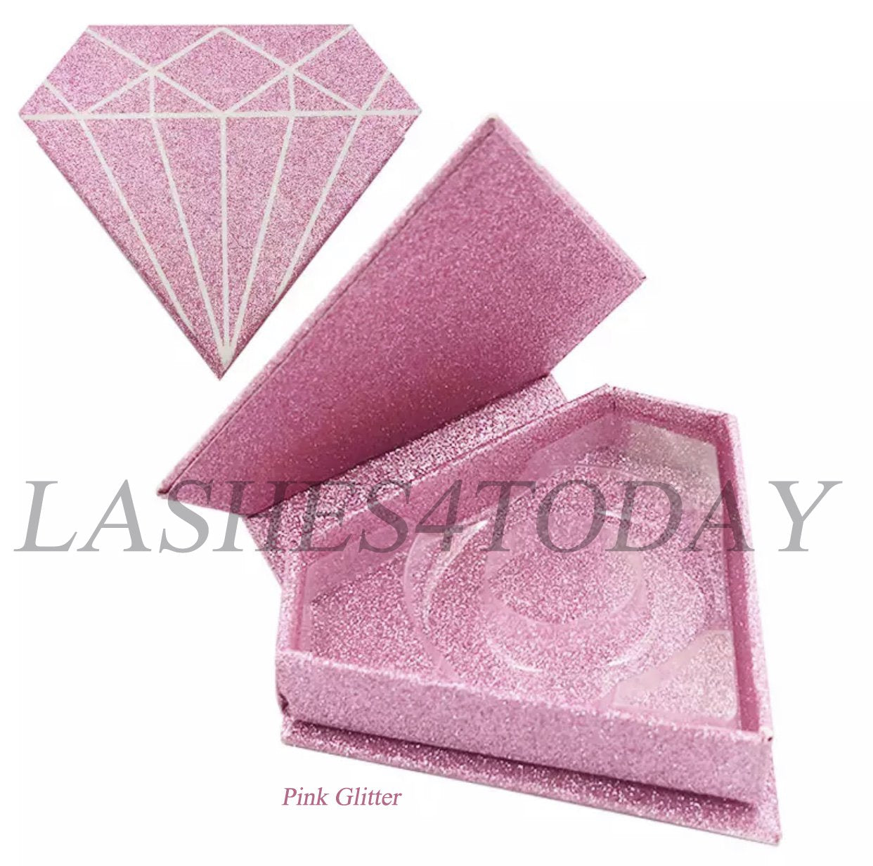 Diamond Custom Eyelash Packaging Box wholesale | Diamond Lash Case